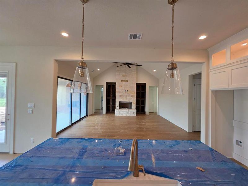 In-progress construction of a new home in Timberview Preserves, Weatherford, TX (Image 14).