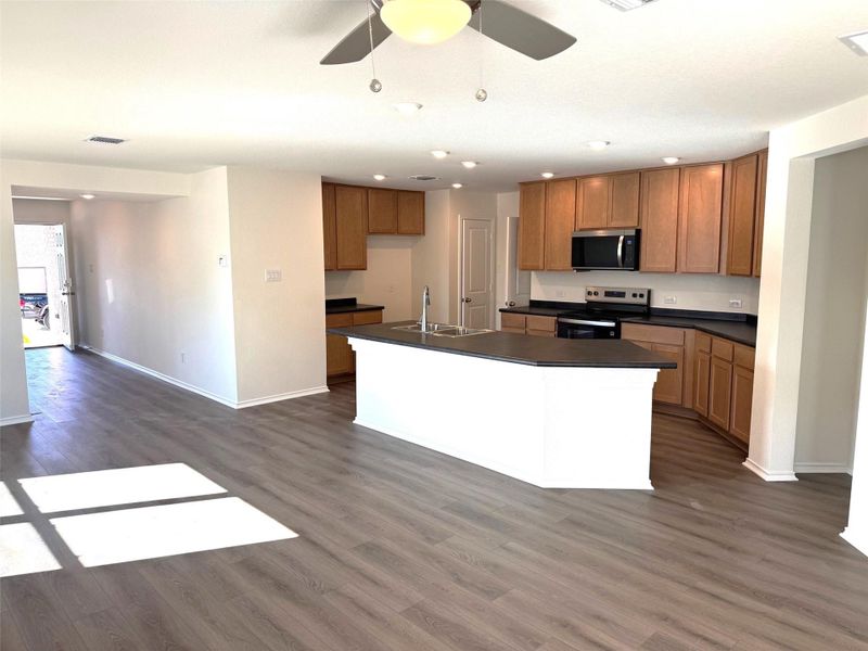 Furnished interior view inside a new home in Sonterra - Cool Water, Jarrell (Image 12).