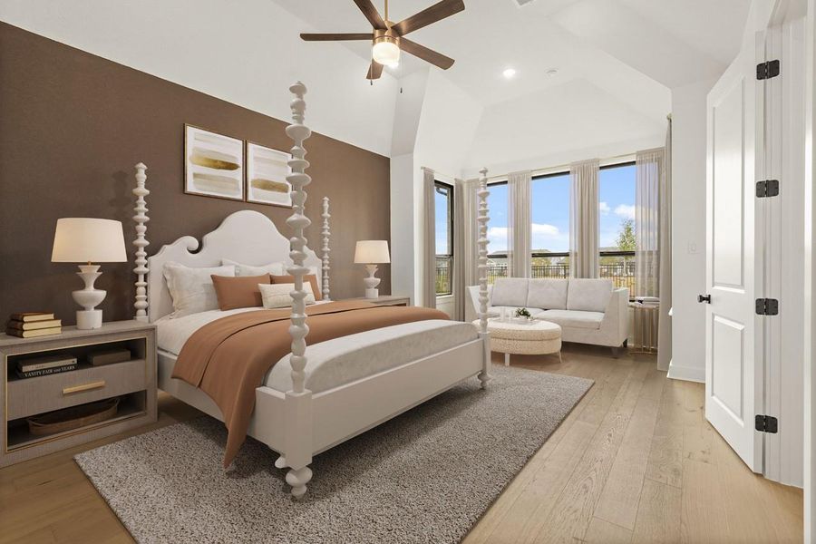 Primary Bedroom - Virtually Staged