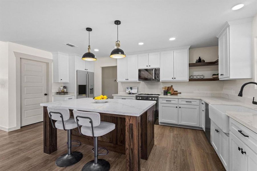 Furnished interior view inside a new home in , Brookston (Image 14).