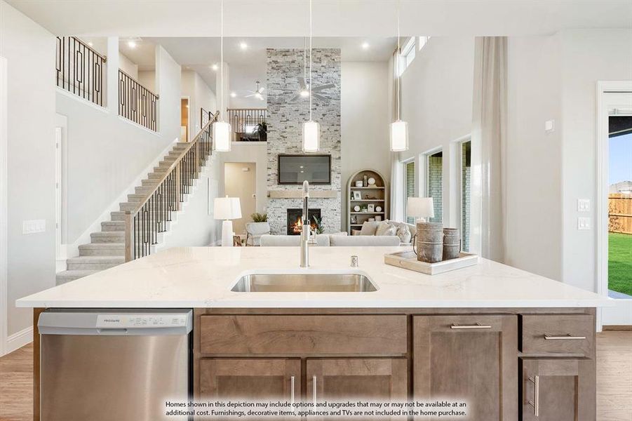 Furnished interior view inside a new home in Mockingbird Heights, Midlothian (Image 9).
