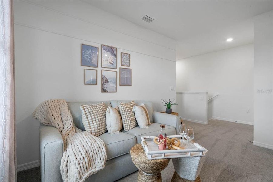 Furnished interior view inside a new home in Brentwood, Davenport (Image 2). Furnished interior view inside a new home in Brentwood, Davenport (Image 2).