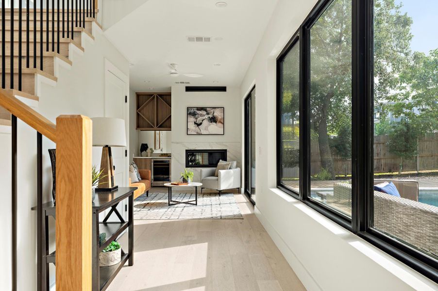 Furnished interior view inside a new home in , Austin (Image 18).