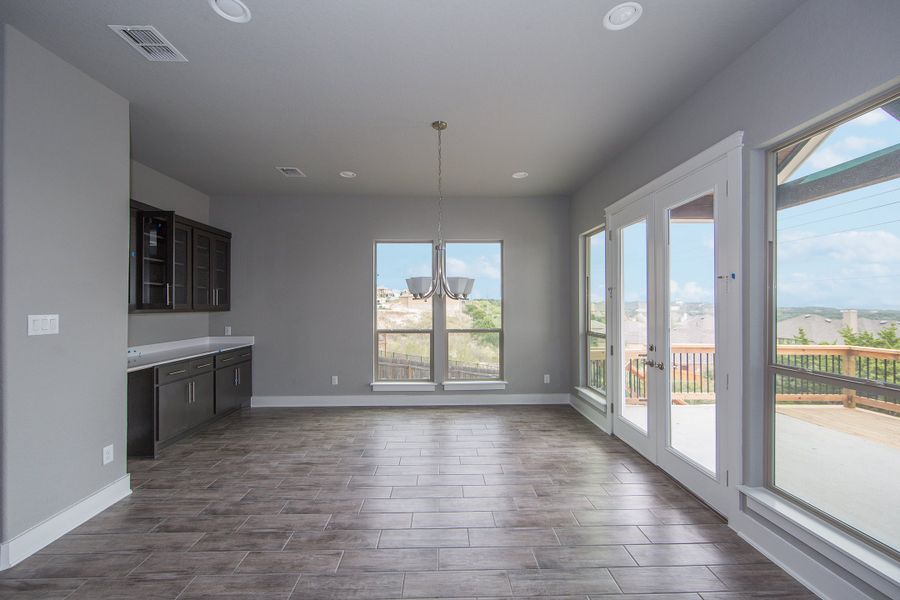 Representative unfurnished interior of a home built from the The Malta by Whitestone Custom Homes in Johnson Ranch, Bulverde (Image 14).