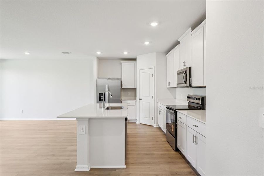 Furnished interior view inside a new home in Crosswinds - Signature Series, Haines City (Image 6).