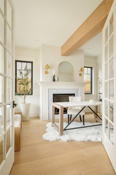 Furnished interior view inside a new home in , Denver (Image 8). Furnished interior view inside a new home in , Denver (Image 8).