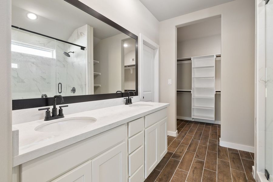 Representative furnished interior of a home built from the Sophora by Hakes Brothers in The Heights at Riverbend II, Brownsville (Image 5).