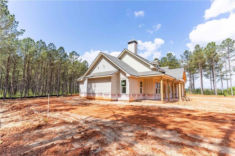 In-progress construction of a new home in , Monroe, GA (Image 8).