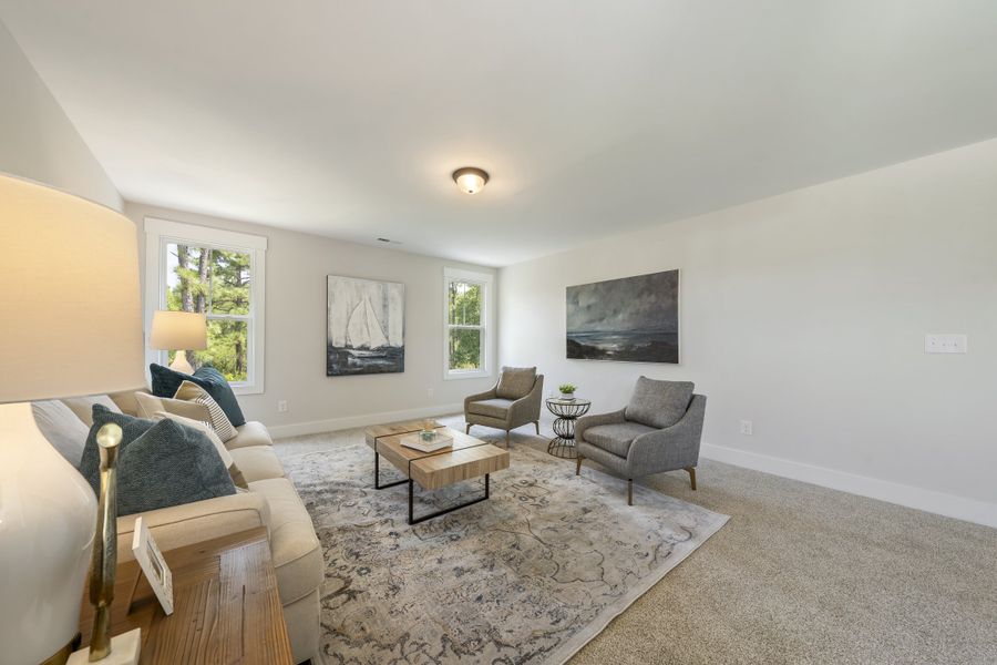 Furnished interior view inside a new home in Parkwood Estates, Leland (Image 17).