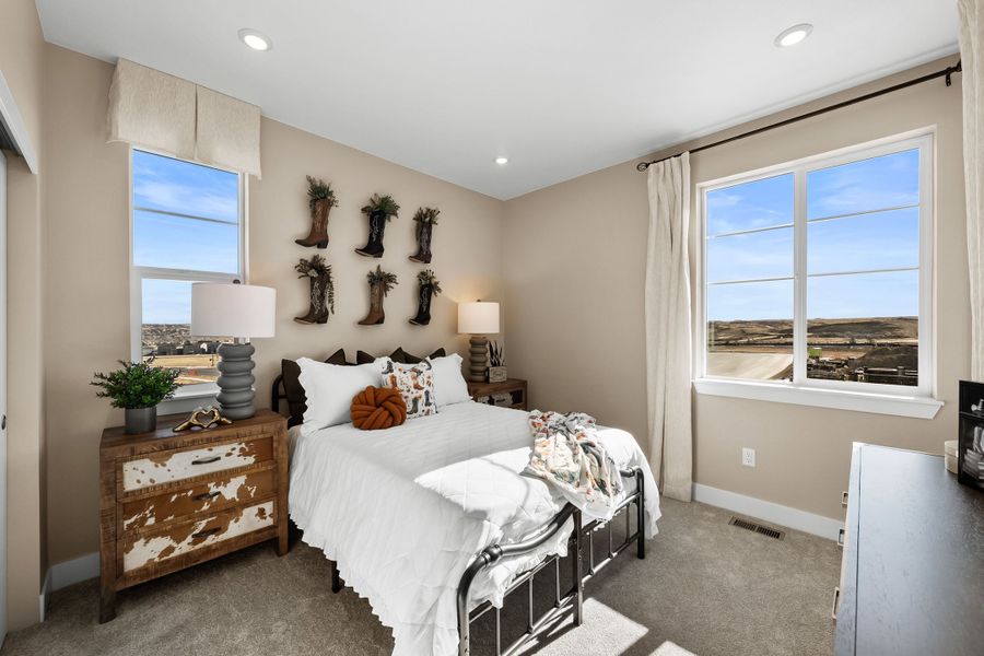 Furnished interior view inside a new home in Trumark Homes at Tanterra, Parker (Image 22).
