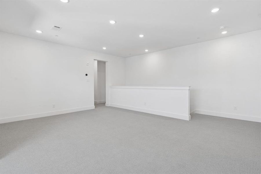 Second floor game room.