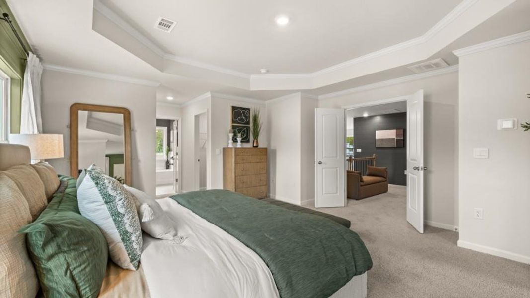 Furnished interior view inside a new home in Thalley Creek Estates, Cumming (Image 43).