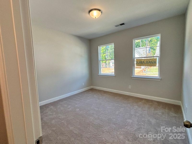 guest bedroom on main level