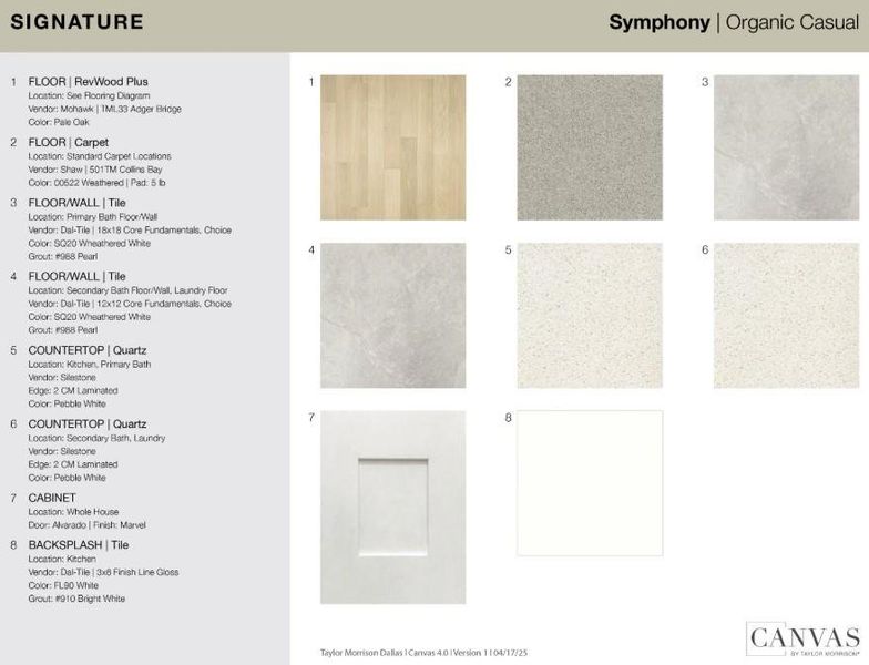 1808 Yaupon Court design selections! This home is currently under construction and selections are subject to change.