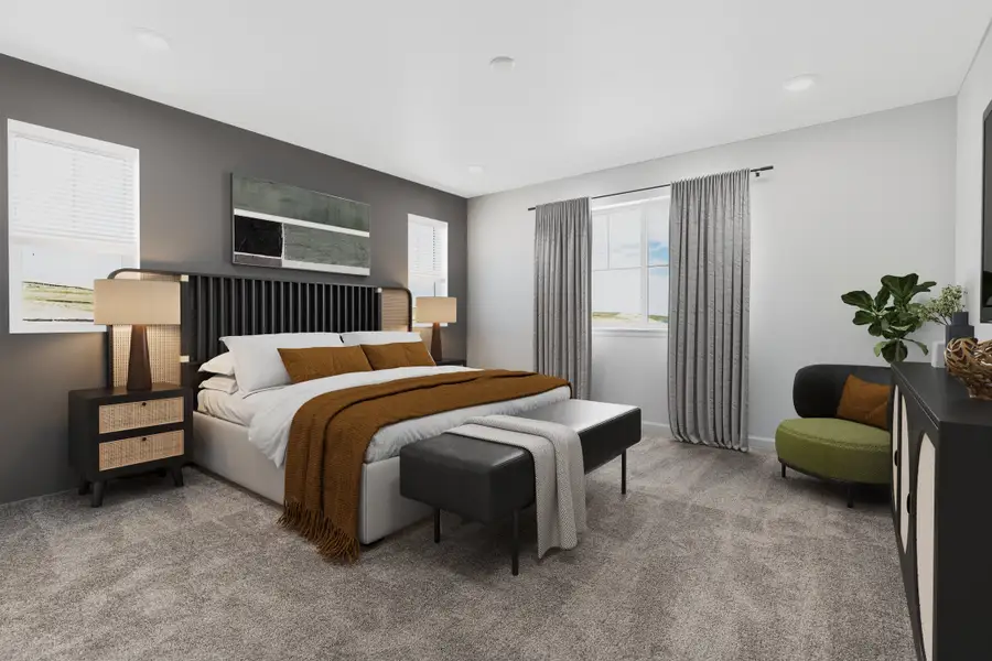 Furnished interior view inside a new home in Sterling Ranch Ascent Village, Littleton (Image 16).