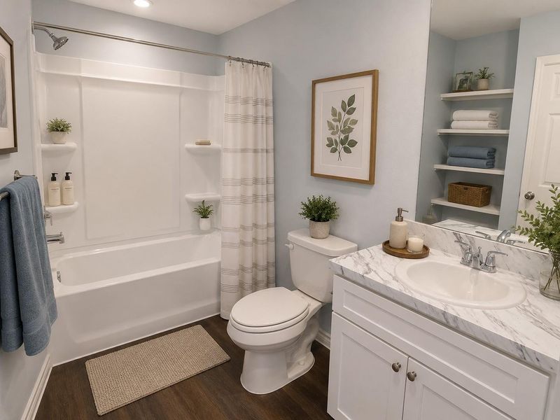 Bathroom STAGED