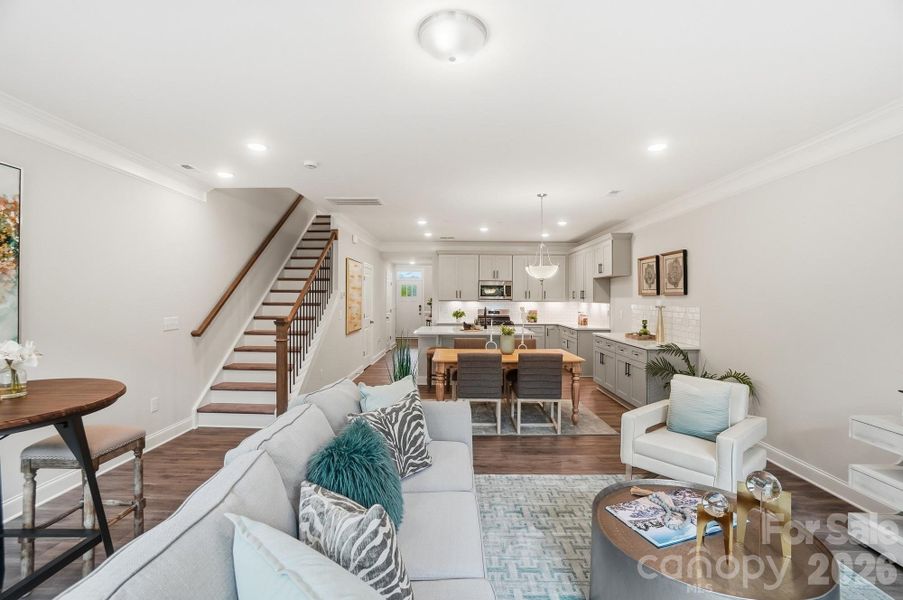 Furnished interior view inside a new home in Harrisburg Village, Harrisburg (Image 38).