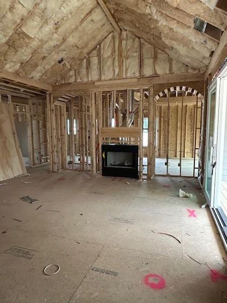 In-progress construction of a new home in , Waleska, GA (Image 16).