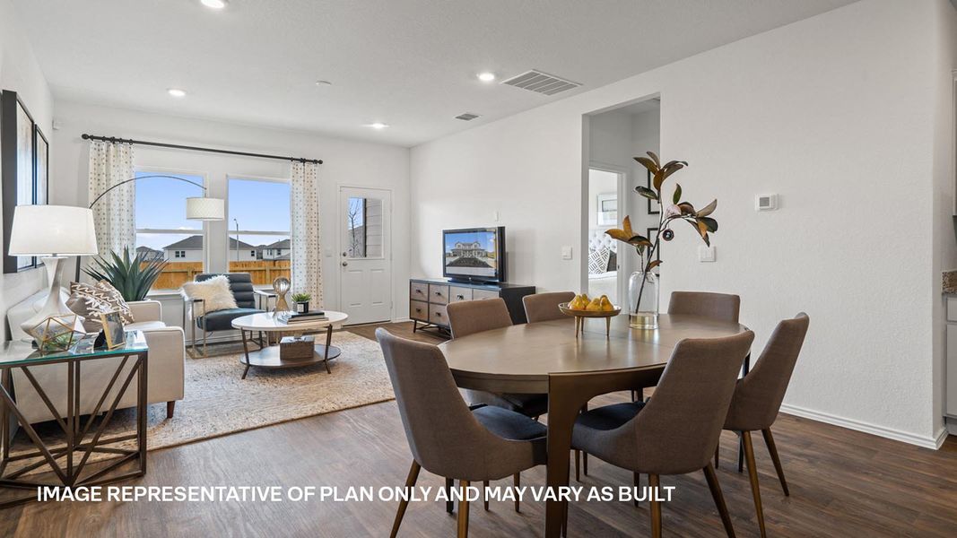 Furnished interior view inside a new home in Palomino, Manor (Image 23).