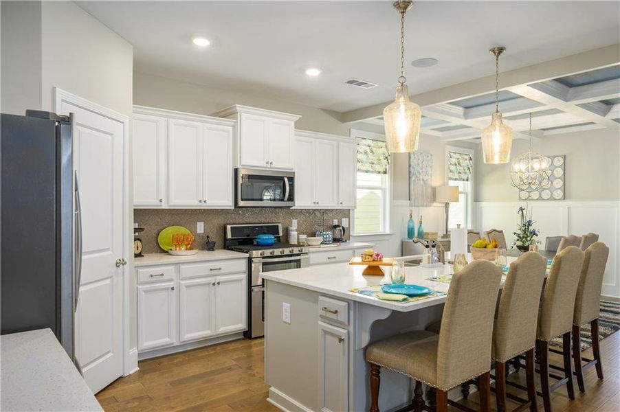 Furnished interior view inside a new home in , Gainesville (Image 4).
