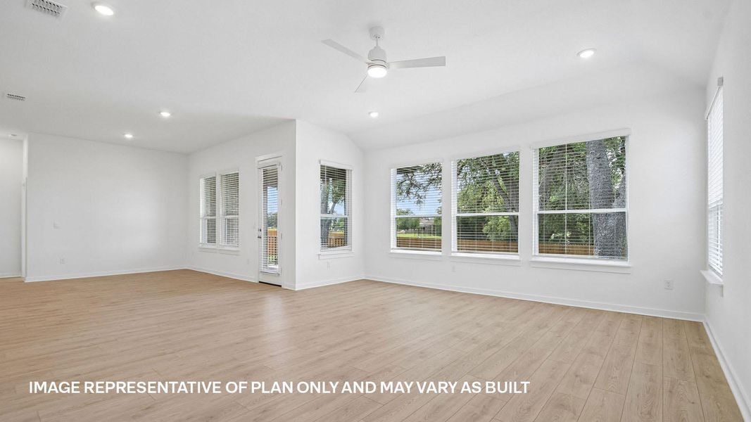Spacious, unfurnished interior of a new home in Rosenbusch Ranch, Leander (Image 23). Spacious, unfurnished interior of a new home in Rosenbusch Ranch, Leander (Image 23).