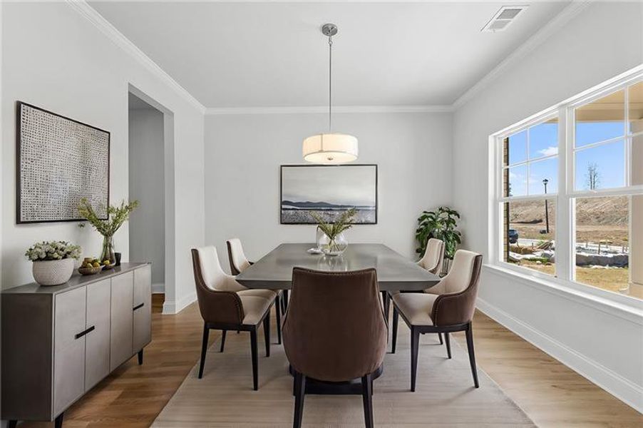 Furnished interior view inside a new home in , Homer (Image 12). Furnished interior view inside a new home in , Homer (Image 12).