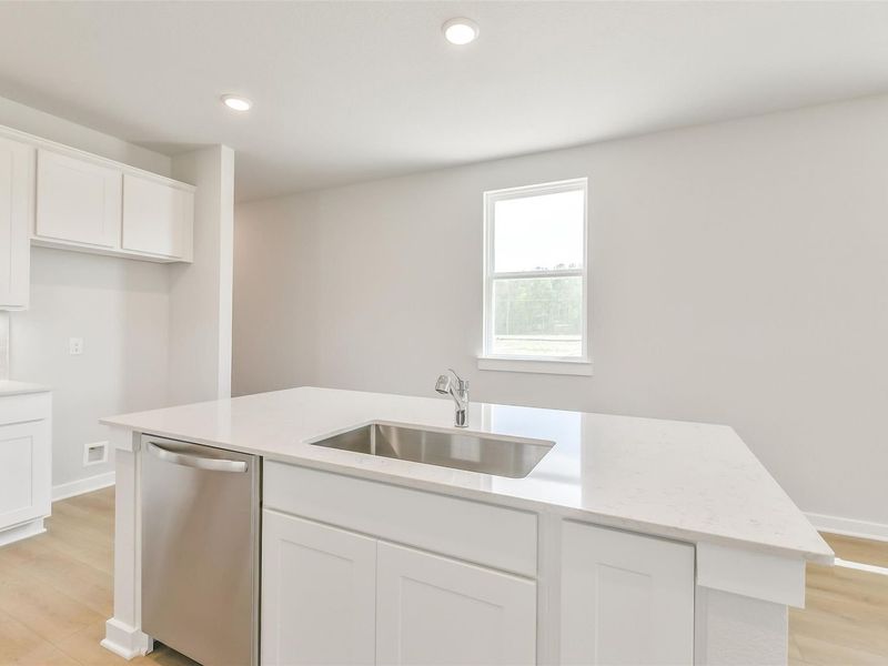 Furnished interior view inside a new home in Spring Branch Crossing, Conroe (Image 16).