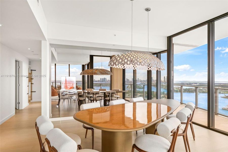 Furnished interior view inside a new home in Five Park, Miami Beach (Image 55). Furnished interior view inside a new home in Five Park, Miami Beach (Image 55).