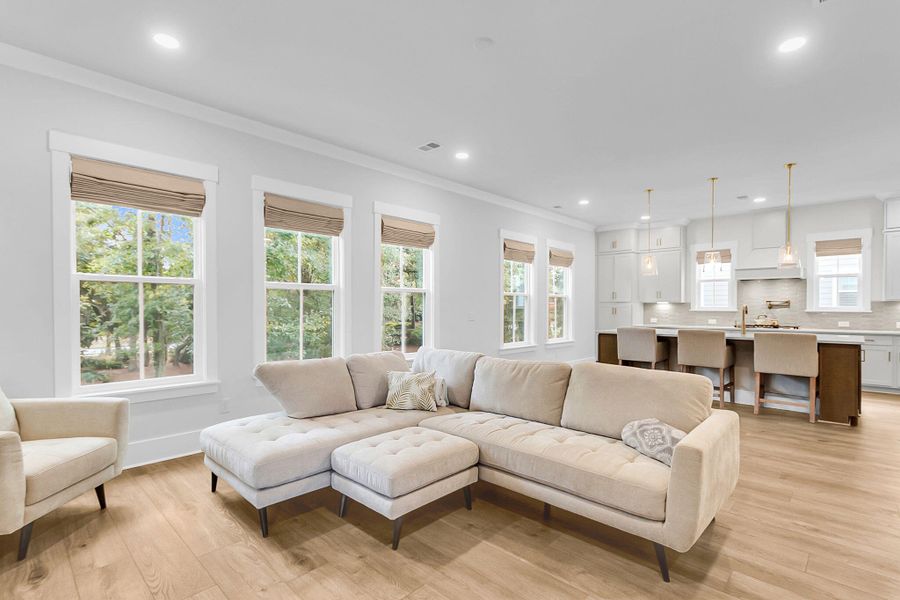 Furnished interior view inside a new home in Fiddler Cove, Mount Pleasant (Image 17).