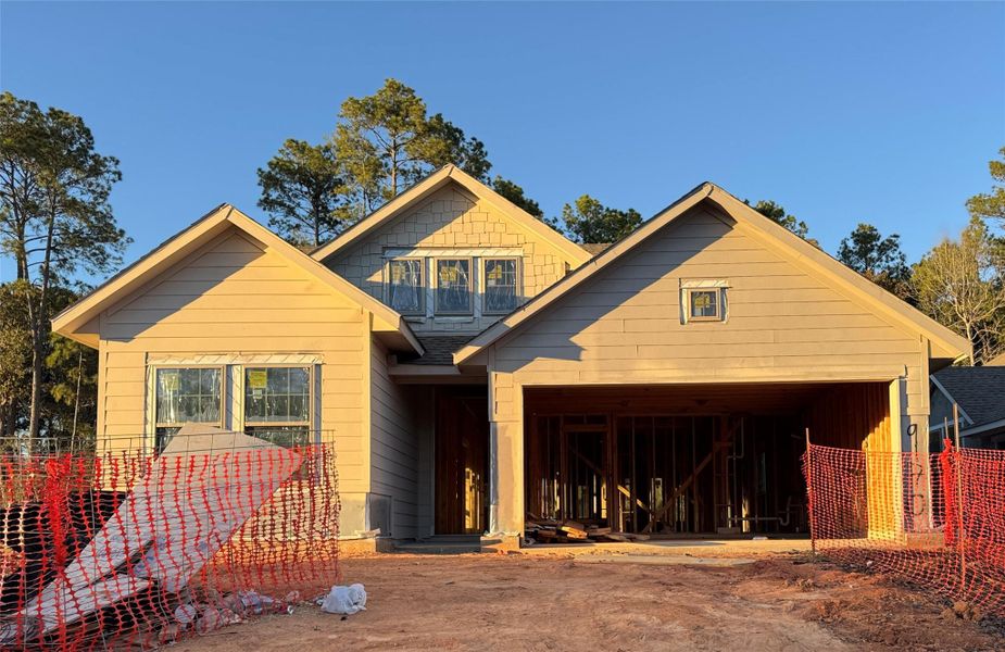 In-progress construction of a new home in Two Step Farm, Montgomery, TX (Image 10). In-progress construction of a new home in Two Step Farm, Montgomery, TX (Image 10).