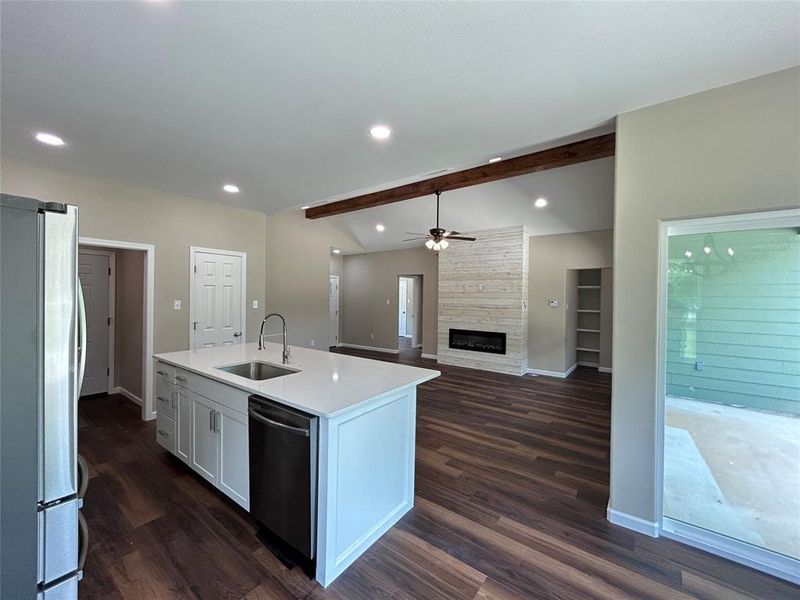Furnished interior view inside a new home in , Sulphur Springs (Image 3). Furnished interior view inside a new home in , Sulphur Springs (Image 3).