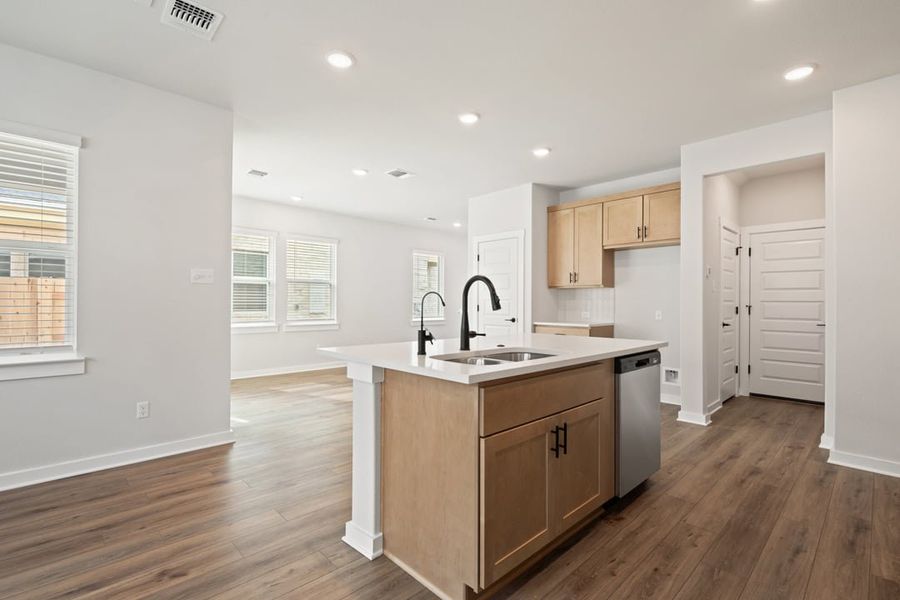 Furnished interior view inside a new home in Union Collection at Park Central, Georgetown (Image 17).