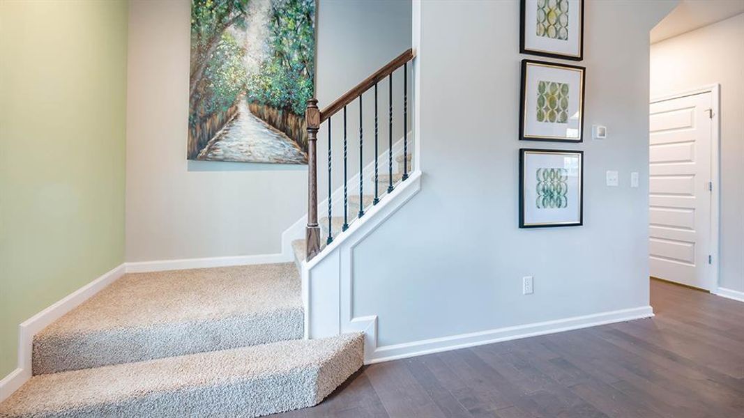 Furnished interior view inside a new home in Bridle Creek, Locust Grove (Image 25). Furnished interior view inside a new home in Bridle Creek, Locust Grove (Image 25).