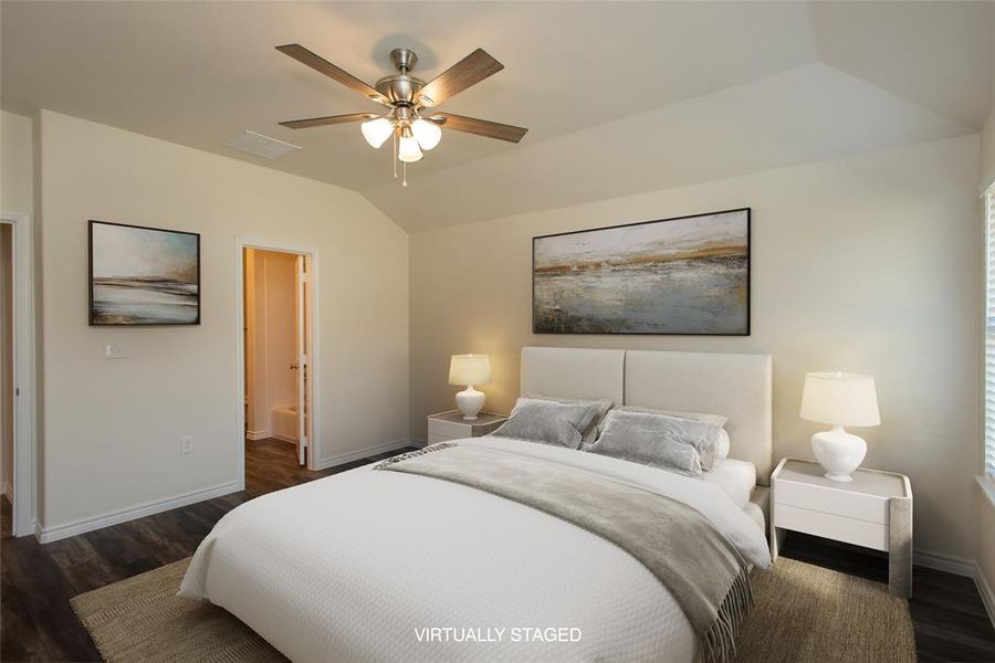 Furnished interior view inside a new home in , Gun Barrel City (Image 13).
