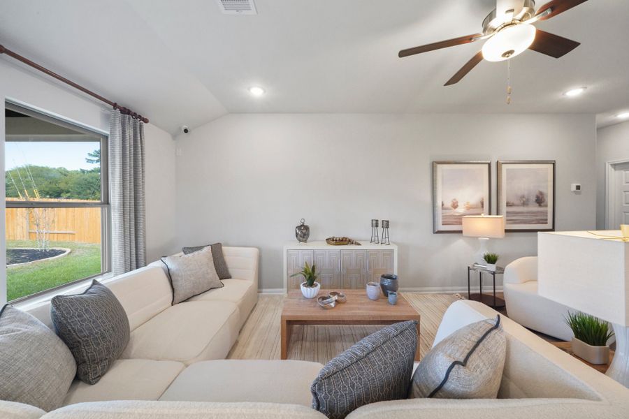 Lexington Heights Model Home - Golden - Family Room Lexington Heights Model Home - Golden - Family Room