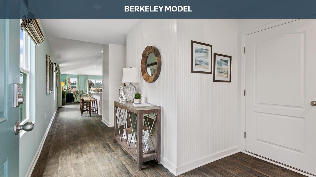 Representative furnished interior of a home built from the Berkeley by D.R. Horton in The Arbors, Jacksonville (Image 5). Representative furnished interior of a home built from the Berkeley by D.R. Horton in The Arbors, Jacksonville (Image 5).