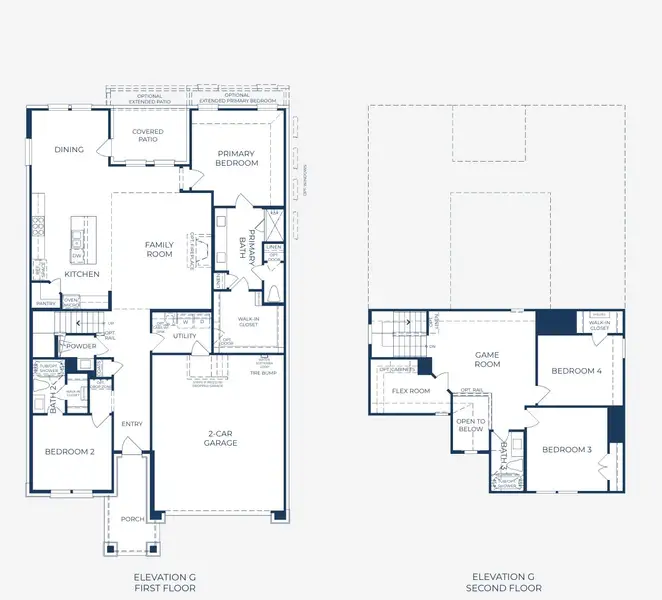2D floor plan layout of this home in Sage Hollow, Kyle, TX (Image 2). 2D floor plan layout of this home in Sage Hollow, Kyle, TX (Image 2).