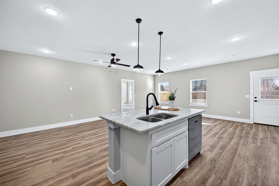 Furnished interior view inside a new home in , Whitesboro (Image 5).