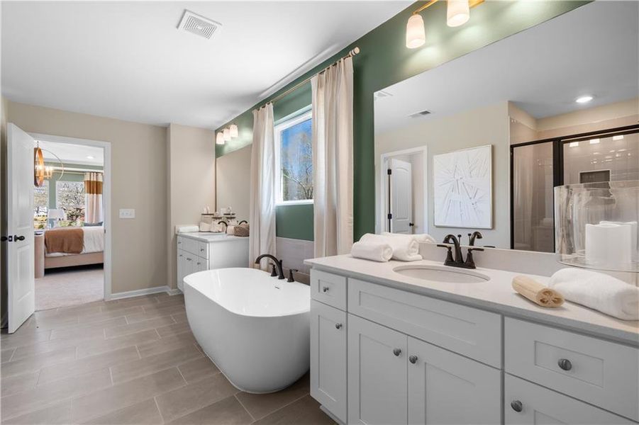 Furnished interior view inside a new home in Trinity Park, McDonough (Image 5).