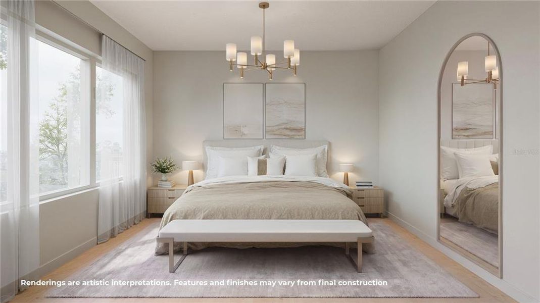 Furnished interior view inside a new home in , Winter Park (Image 7).