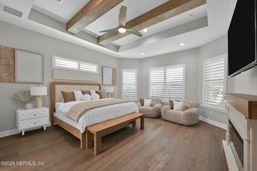 Furnished interior view inside a new home in Palmetto Cove, Ponte Vedra (Image 10).