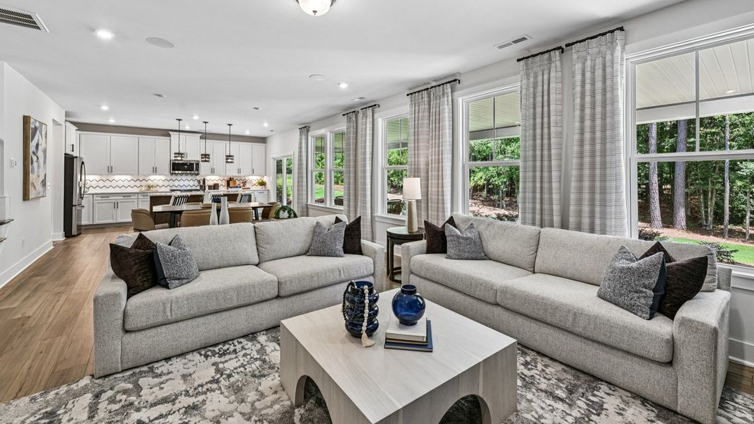 The Jordan Plan by DRB Homes in Lakeside Glen York SC - Living Space