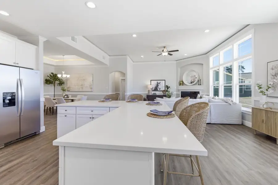 Furnished interior view inside a new home in Lonesome Dove, San Antonio (Image 14).