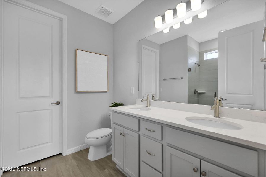 Furnished interior view inside a new home in Double Branch, Middleburg (Image 12). Furnished interior view inside a new home in Double Branch, Middleburg (Image 12).