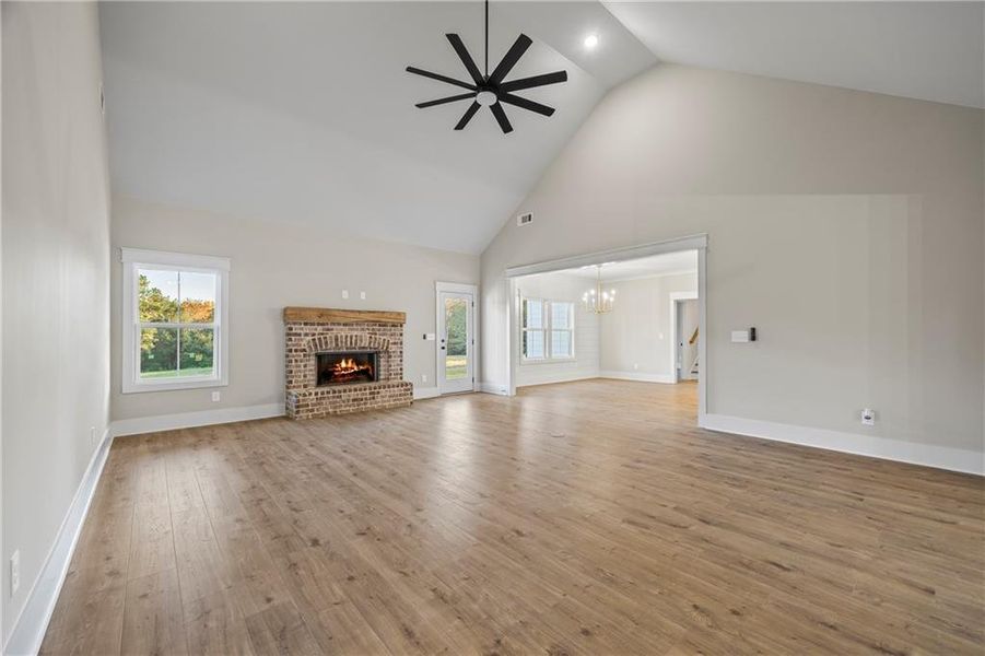 Spacious, unfurnished interior of a new home in , Monroe (Image 53).