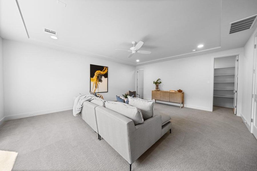 Furnished interior view inside a new home in , Dallas (Image 15).