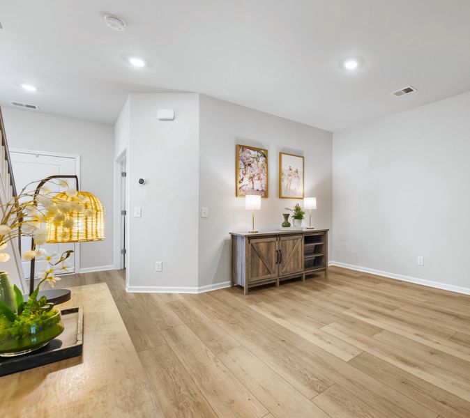 Furnished interior view inside a new home in Lindera Preserve at Cane Bay Plantation: Arbor Collection, Summerville (Image 21).