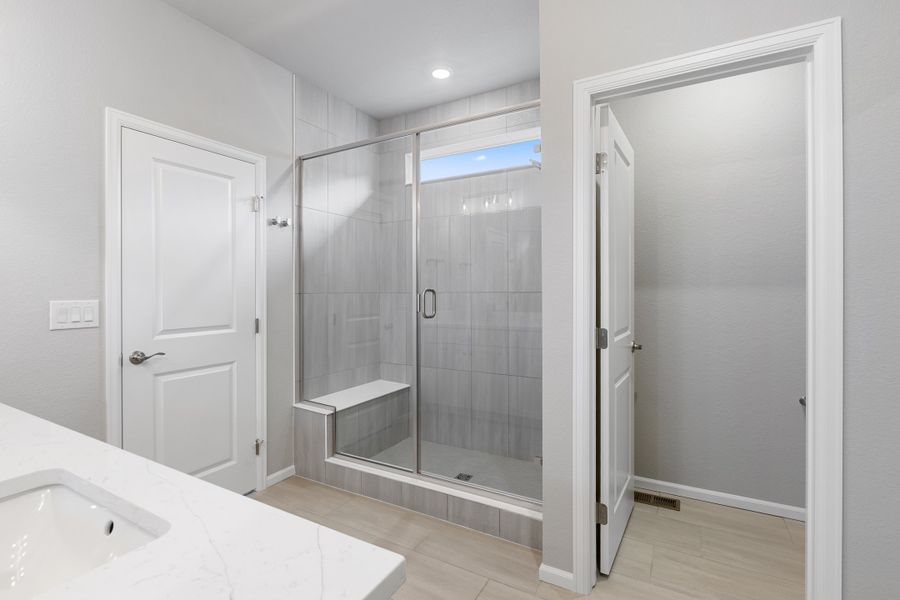 Furnished interior view inside a new home in The Manors Collection at Golden Overlook, Golden (Image 28).