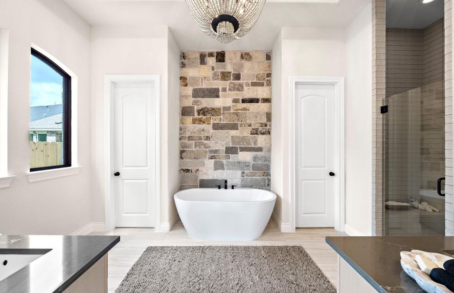 Furnished interior view inside a new home in The Highlands 55′, Porter (Image 15). Furnished interior view inside a new home in The Highlands 55′, Porter (Image 15).