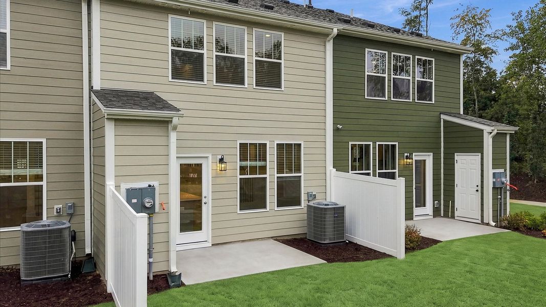 Exterior details and patio area of a home in Brookland Place, Hendersonville (Image 3). Exterior details and patio area of a home in Brookland Place, Hendersonville (Image 3).